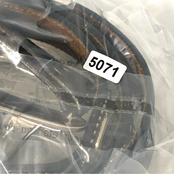 Nocona Black Leather Belt with Conchos and Rhinestones Western Belt Size 35 - Picture 15 of 15